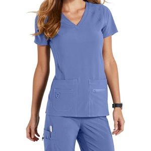 Med Couture Activate V-Neck Scrub Top